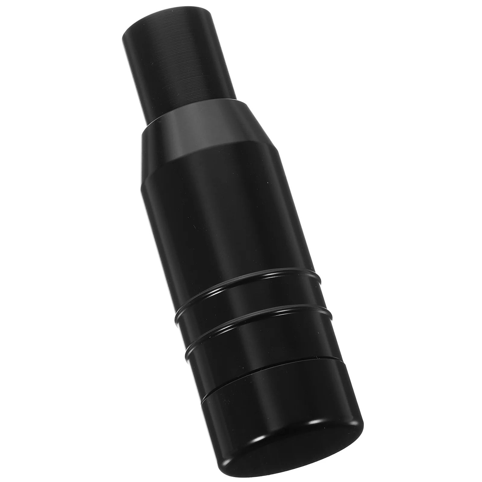 Funda Universal de Aleación de Aluminio para Palanca de Cambios de Coche, Diseño de Espiral, Fácil Instalación, Acabado Cromado