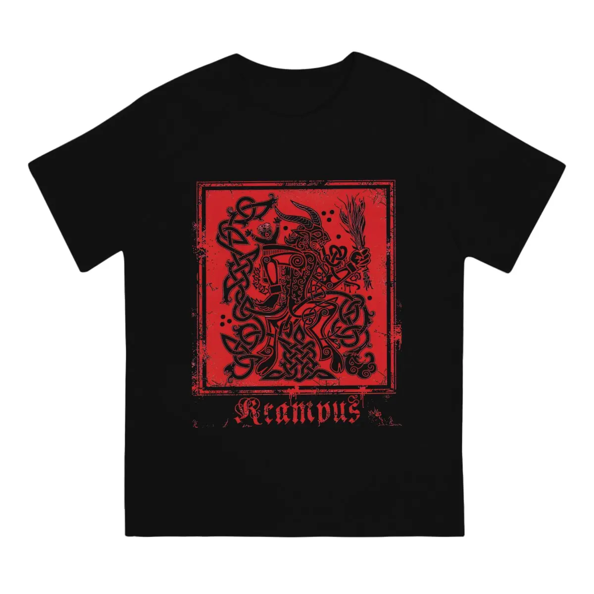 Yggdrasil Polyester TShirt for Men Keltic Krampus Basic Casual Tee T Shirt High Quality New Design