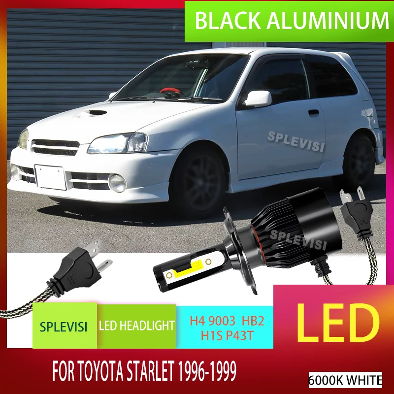 

LED Bulbs with Stable Performance High Speed Cooling Fan Headlight High Low Beam Headlamp For TOYOTA STARLET 1996 1997 1998 1999