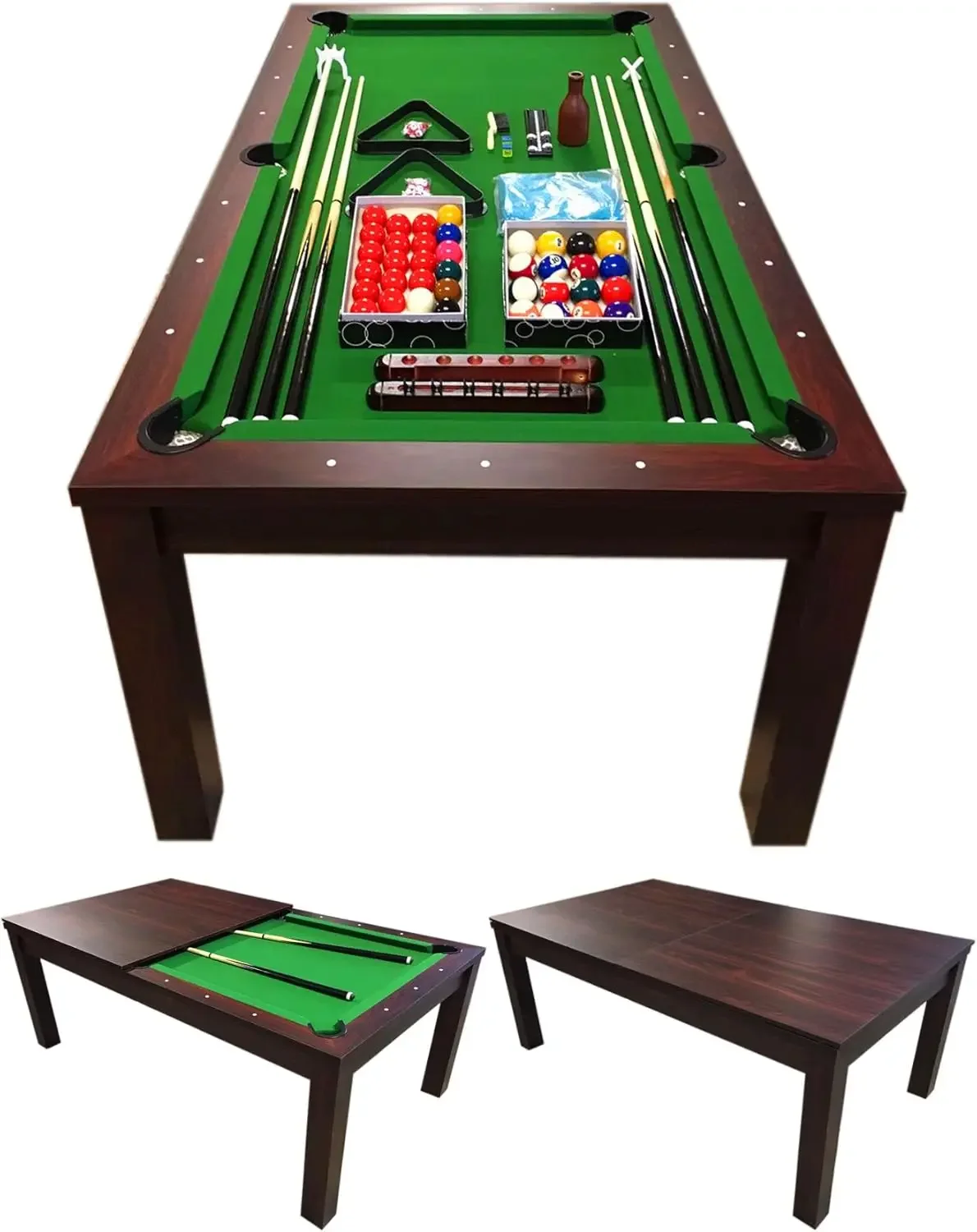 Pool Table 7FT Model MISSISIPI Snooker Full Accessories 7FT Become A Beautiful Table !! Coverage Plan Included in The Price !!