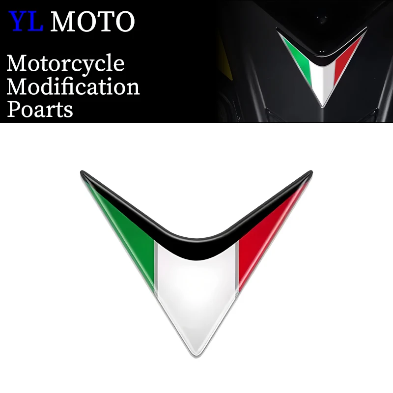 ل دوكاتي فيسبا gts RA LX سبرينت العلم ملصق دراجة نارية مقاوم للماء الغراء قطرة ثلاثي اللون علم إيطاليا ديكور مائي
