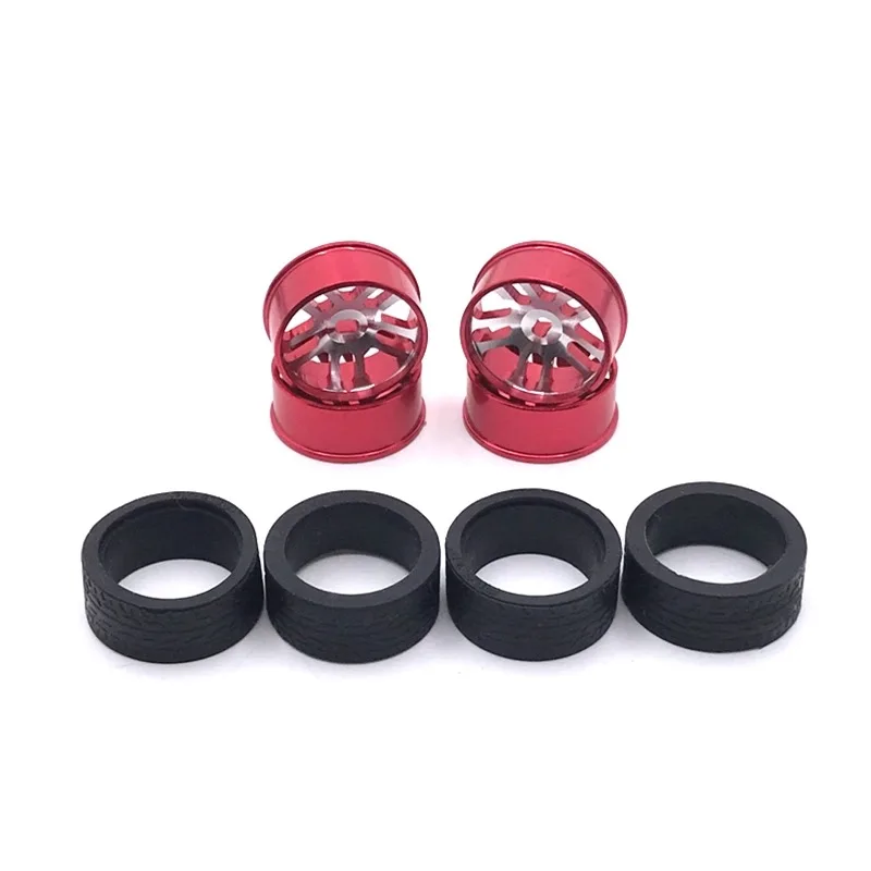 

Metal Drift Wheel Hub Rubber Tire For WLtoys 1/28 284131 K969 K989 P929 AWD IW02 Mini-Z Mini-Q Mini-D RC Car Upgrade Parts