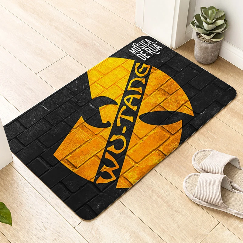 Entrance Door Doormat D-Wu-Tangs Waterproof Bathroom Mat Non-slip Kitchen Floor Carpet Interior Home Decor Items Balcony Rug