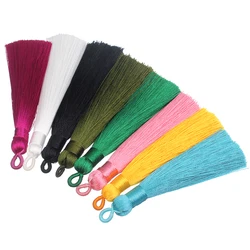 5/10PCS 8cm Polyester Silk Tassel Vertical Tassel Decoration Crafts DIY Ornament Home Decoration Sewing Curtain Accessories