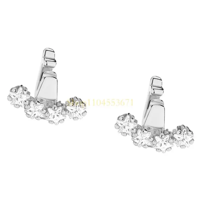 Best Seller Curved Zircon Earbuds Embellishment For Easy Use without Tools Necessary