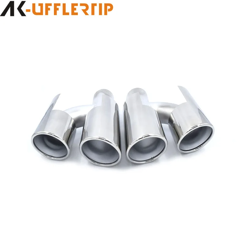 مناسبة لـ 09-13 بورش باراميلا باناميرا واحد من اثنين أربعة خارج الذيل الحلق تعديل ماسورة العادم الحلق الذيل