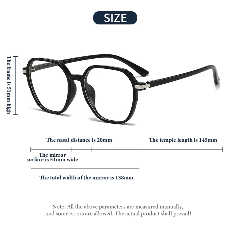 نظارات KAROS للجنسين تحجب الضوء الأزرق الهندسي، إطار TR90 مع عدسات طبية للقراءة والشاشات الرقمية #4