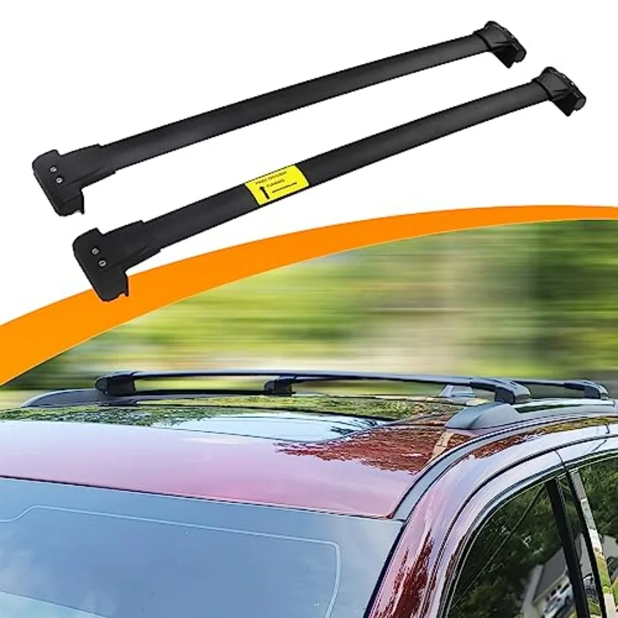 

Багажник на крышу (220 фунтов/100 кг) для Jeep Grand Cherokee 2011-2021, алюминиевый, черный, для перевозки грузов и багажа