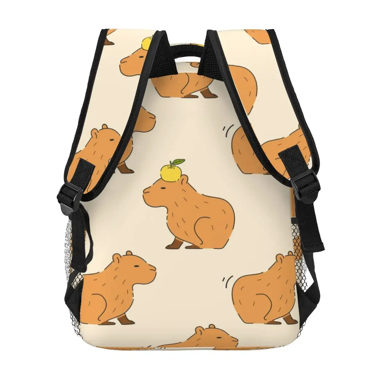 Cute Capybaras Backpack Women Men Large Capacity Backpack Outdoor Travel Bag Casual Backpack