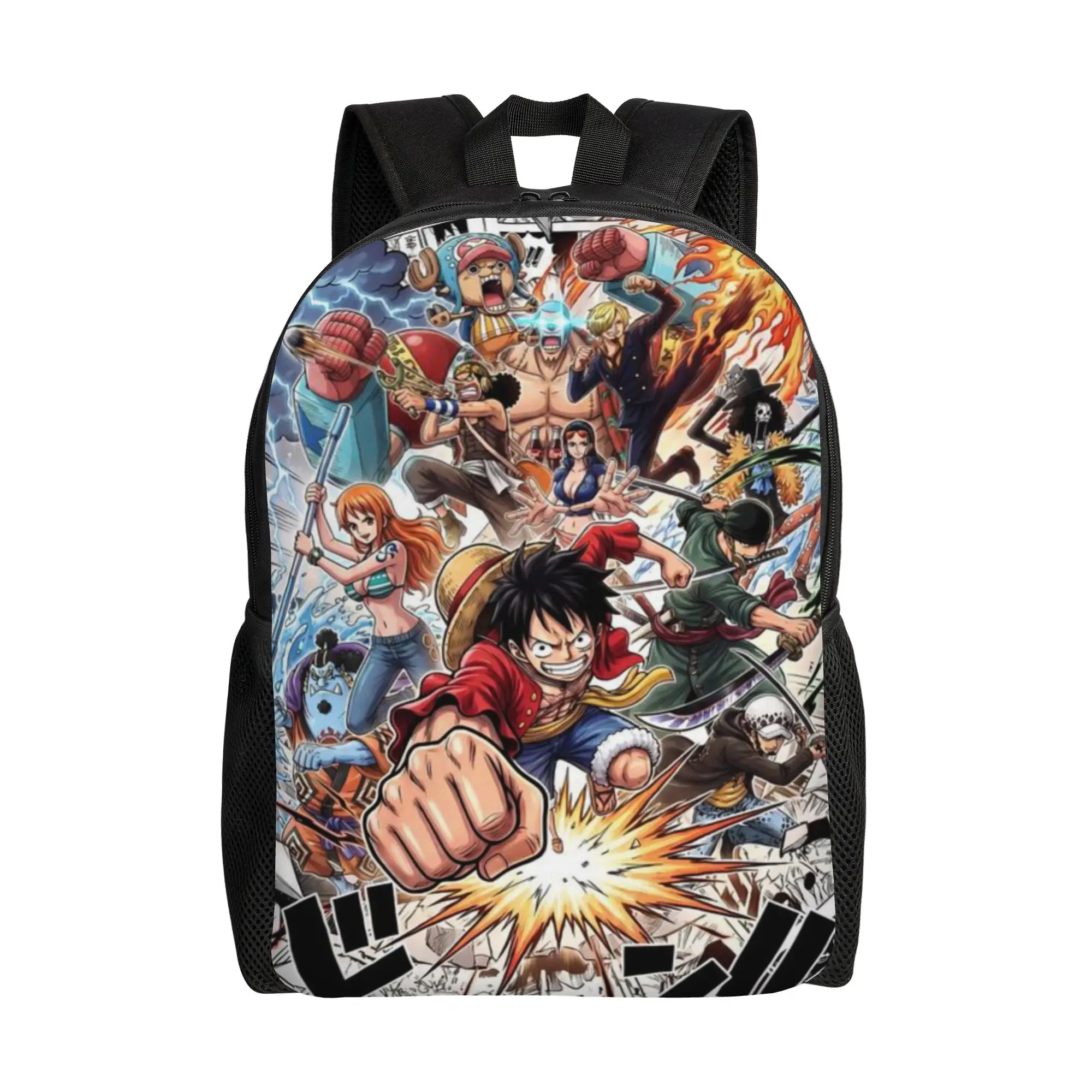 One Piece Laptop Bag Back to school season Luffy (3)  Light Backpack