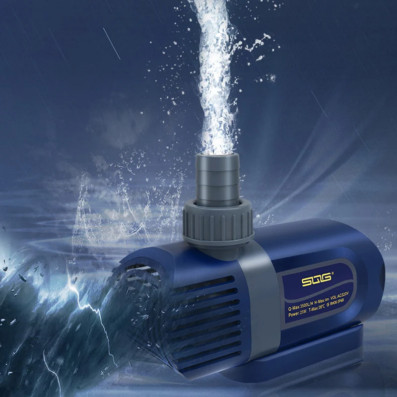 

Mini Water Pumps Fish Tank Wave Maker Pump Aquarium Pond Submersible Pump Household Adjustable Circulating Bottom Suction Pumps
