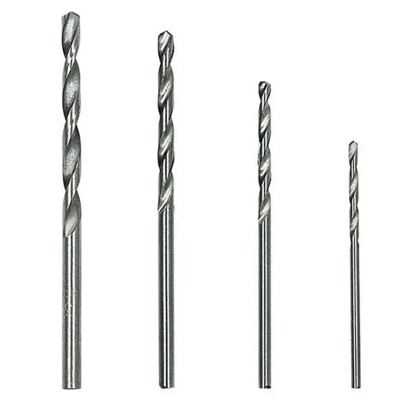 Punta da trapano HSS rivestita in titanio 50 pezzi s Set 1/1/1/2/2/3mm punta elicoidale in acciaio ad alta velocità per legno plastica alluminio metallo