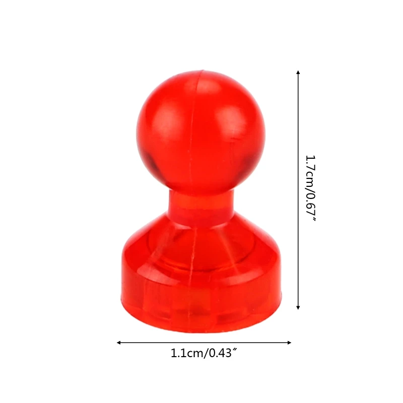 10 sztuk kolorowych pinezek magnesy na tablicę do kuchni szkole domowej Dropship