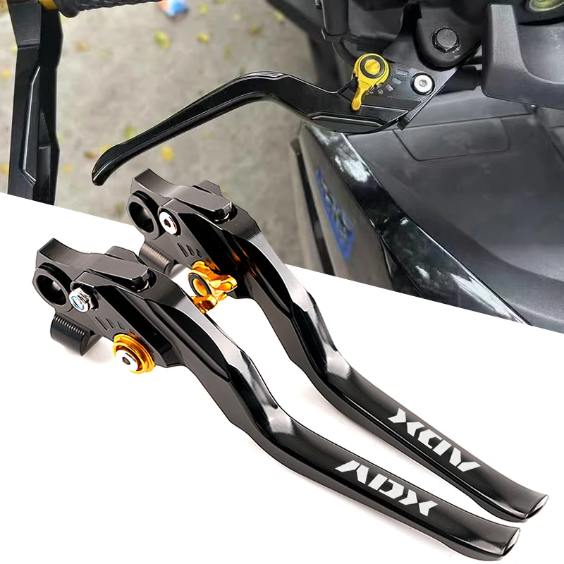 2025 جديد دواسة فرامل رافعة دراجة نارية CNC قابل للتعديل دواسة فرامل عتلات ل SYM ADX 300 400 ADX TG 400 2022-2026 + الملحقات
