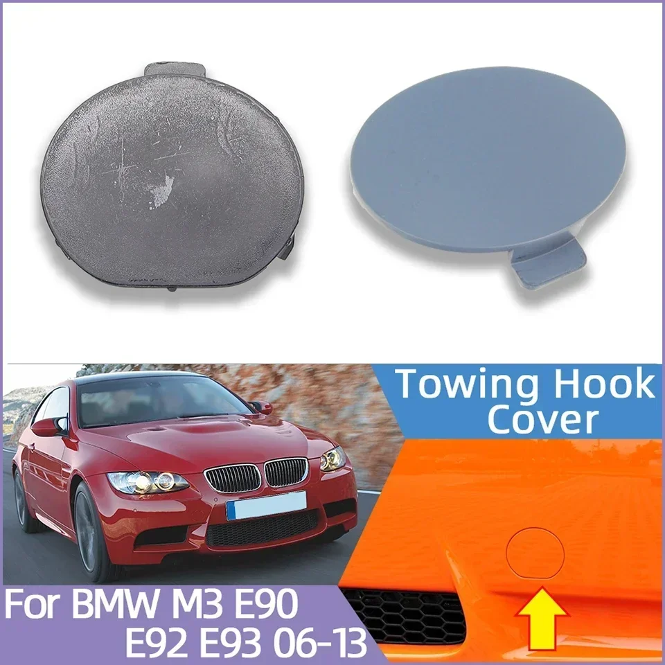 

For Bmw M Series M3 2007-2013 E90 E92 E93 Bumper Towing Hook Cover Cap Decorative Shell#51127891280 51128046676 51118043981