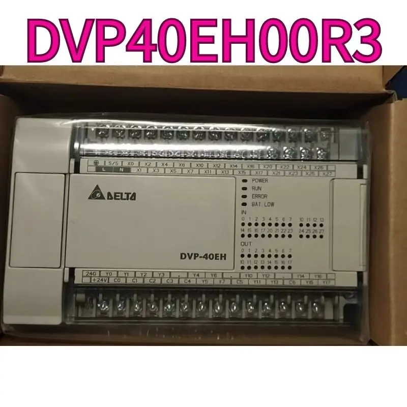 

The brand new DVP40EH00R3 PLC programmable controller has a one-year warranty and can be shipped quickly