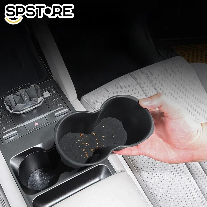 

For BYD Yuan UP Water Cup Cushion Car Interior Base Central Control Wireless Silicone Filling Cushion Special Car Accessories