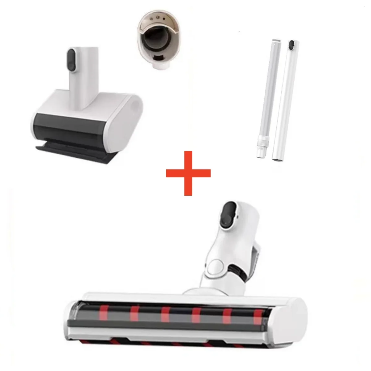 

Original Power kit for Tineco S5 COMBO package includes (electric brush head, extension tube, anti-mite brush)