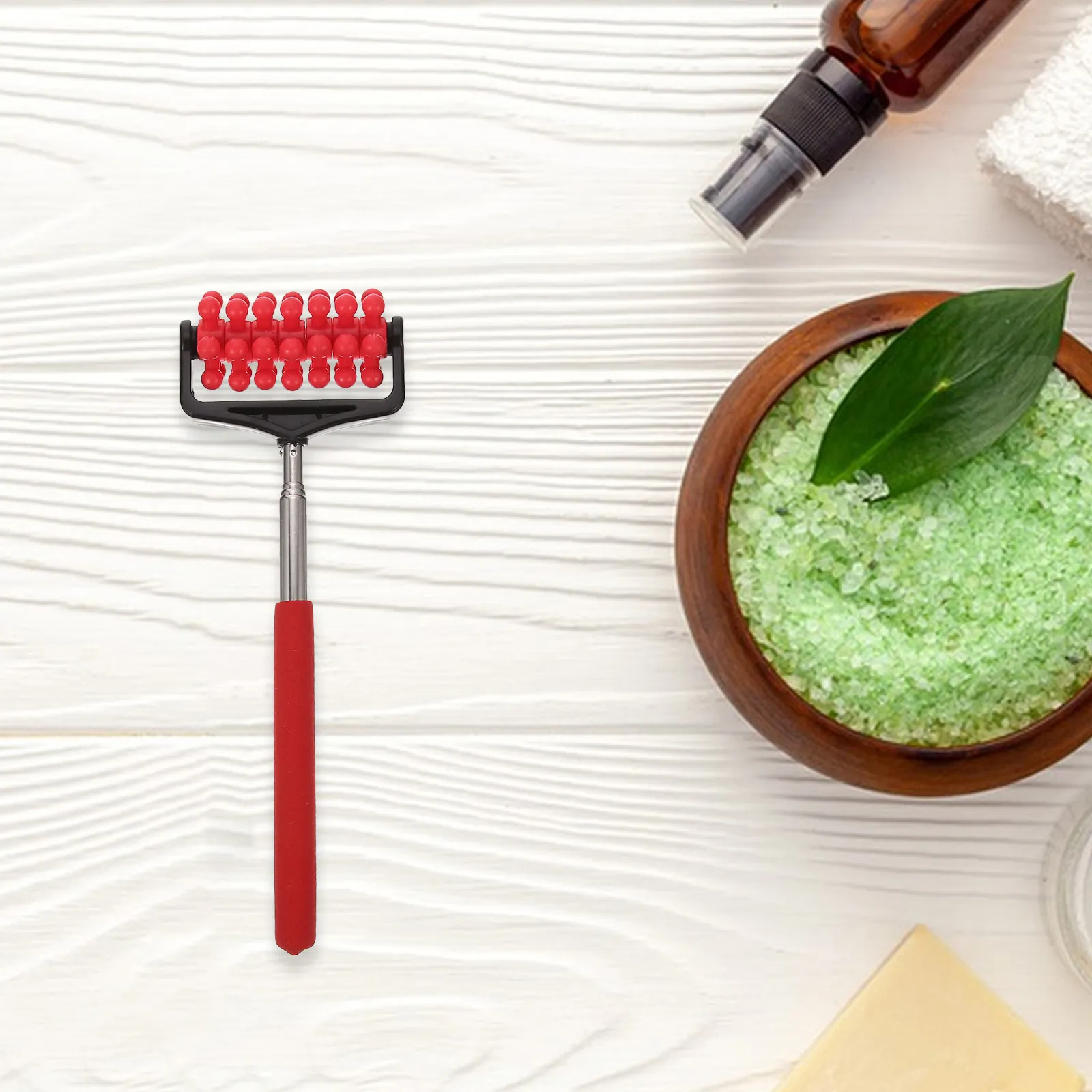 

Набор из 3 телескопических массажеров-чесалок для спины на колесиках из нержавеющей стали, портативные, для домашнего использования, снимают зуд