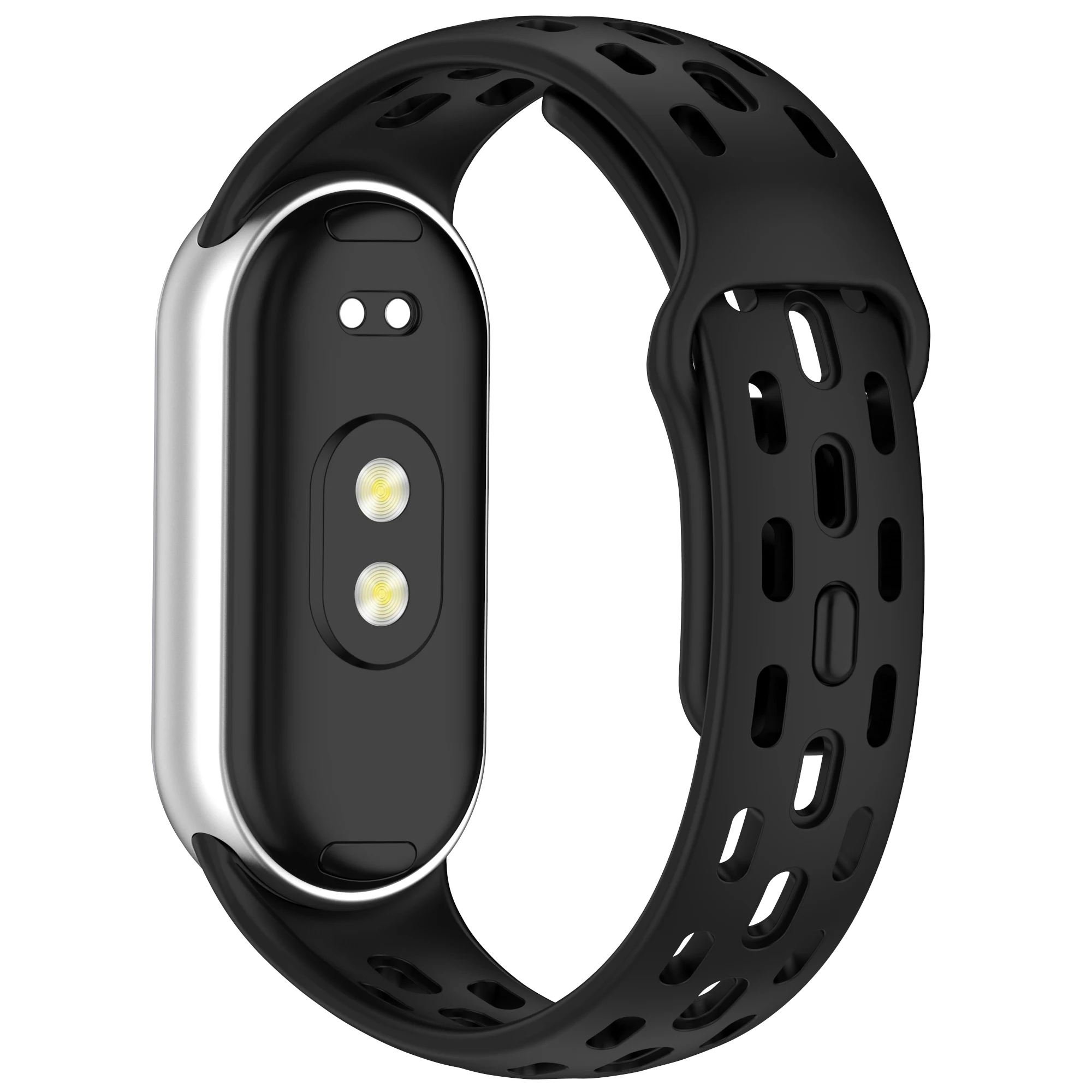 Silikonarmband für Xiaomi Mi Band 10 Zubehör Sport Atmungsaktives Armband Handgelenkband Pulseira Correa für Xiaomi Mi Band 9 8 – Detail 2