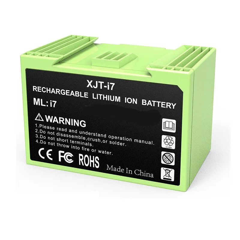 14.4V 3000mAh i7 Battery Replacement for iRobot Roomba e and i Series i7+ e5 7150 7550 i3 3150 i3+ 3550 i4 4150 i4 Accessories