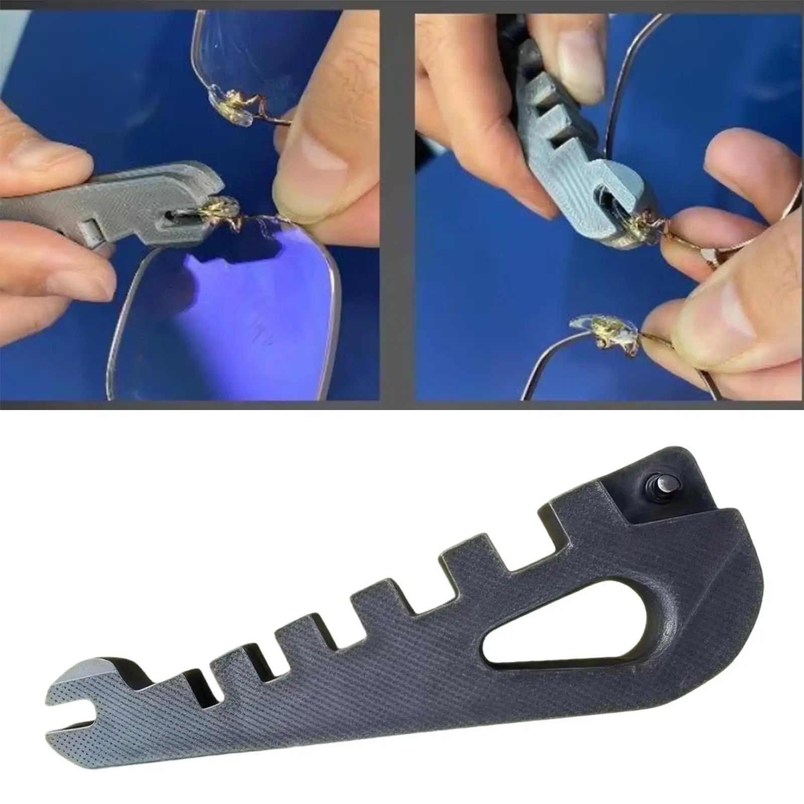 Easy Adjust Eyeglass Curvature Adjuster Tool Sturdy Glasses Repair Kit for Home and Professional Use