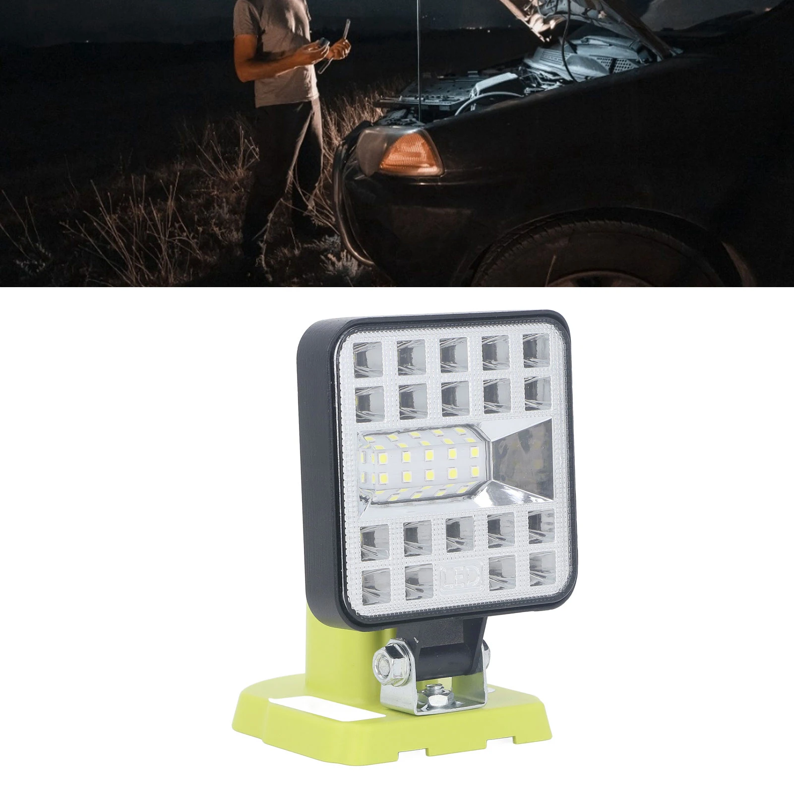 

Светодиодный рабочий фонарь 1800 лм Светодиодный прожектор для Ryobi P189 P190 PBP002 PBP003 RB18L50 BPL1820 18 В 14,4 В ONE Рабочий фонарь с литиевой батареей