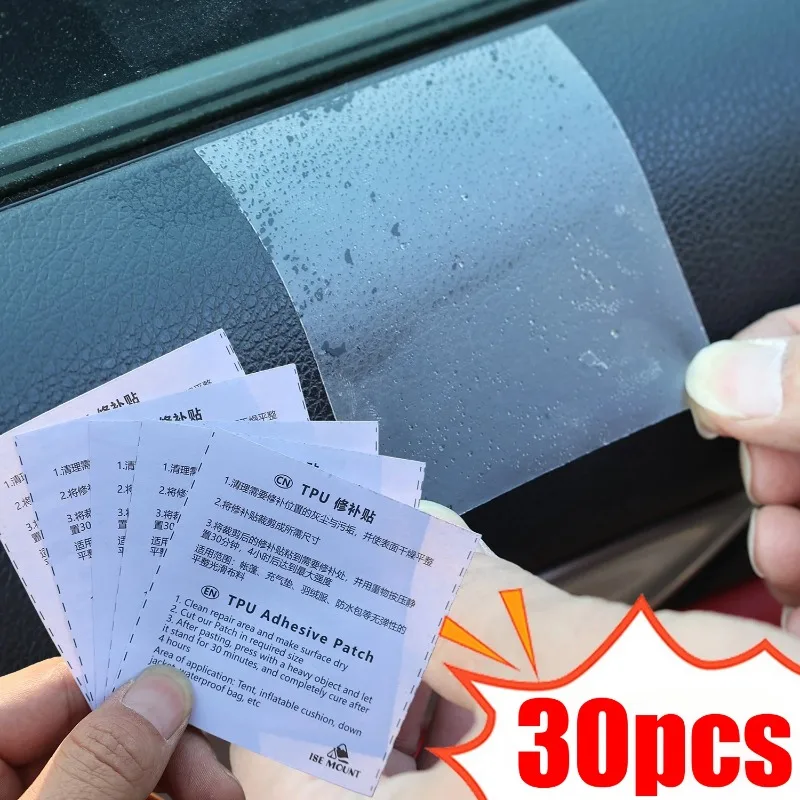 

Self Adhesive Repair Patch TPU Waterproof Transparent for Tent Awning Inflatable Boat Raincoat Outdoor Emergency Fix Accessories