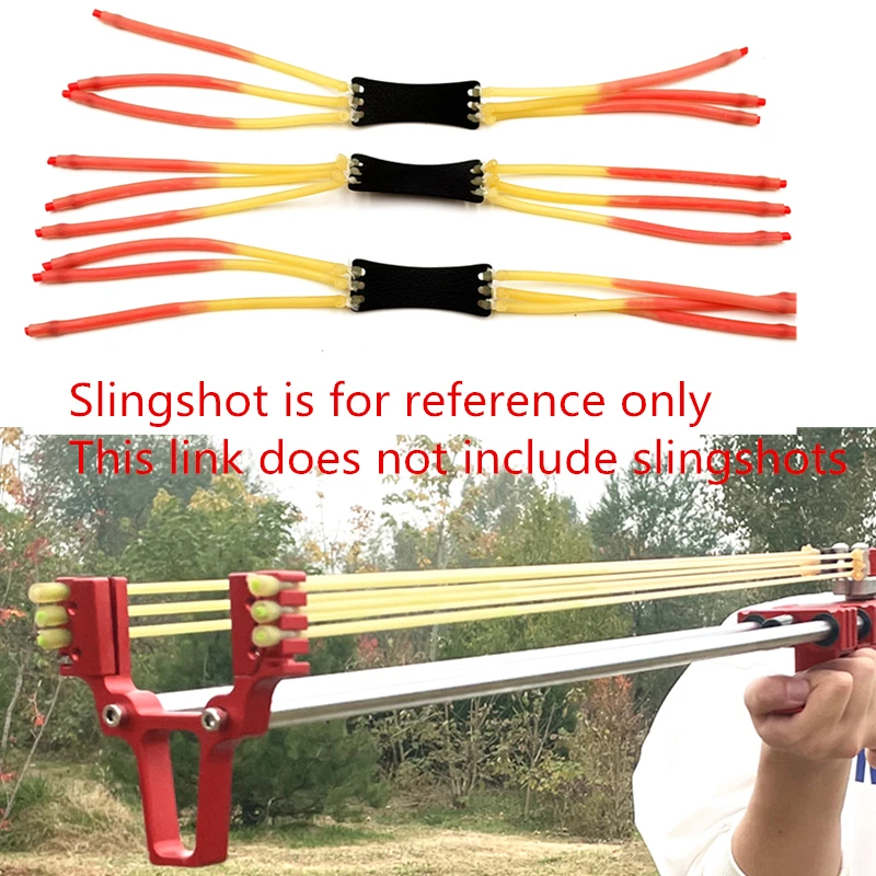 1632 Built-in 1745 Double Model Rubber Bands 3pcs To Increase The Power of The Slingshot and Improve The Hunting Power