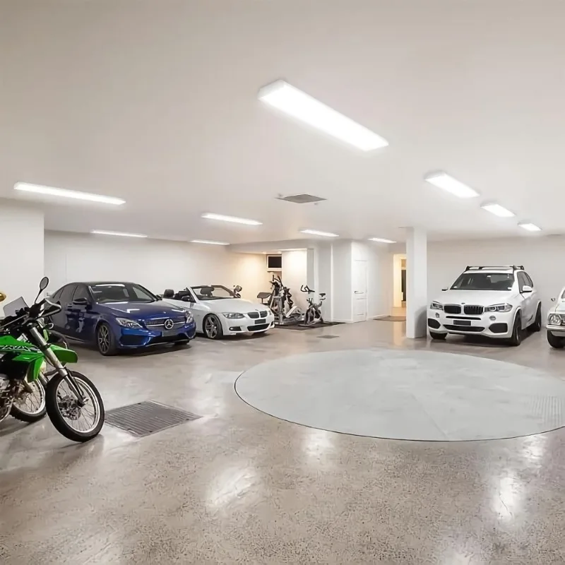 4FT LED ملفوفة متجر ضوء 40W 4400lm 5000K فلوش جبل تركيبات السقف للمرآب مكتب ورشة عمل الإضاءة 4 حزمة