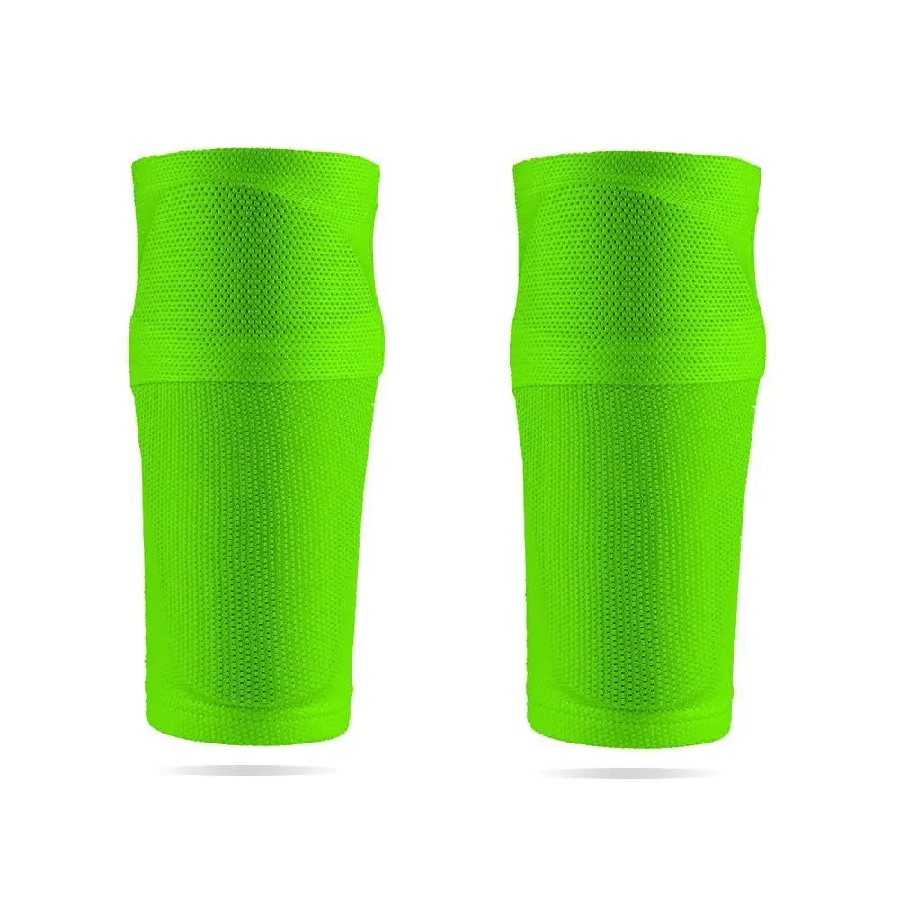 1 Paar Fußball Schienbeins chutz Fußball Crash proof Waden schutz Nylon Bein ärmel Socken Schienbeins chutz mit Taschen training Schutz