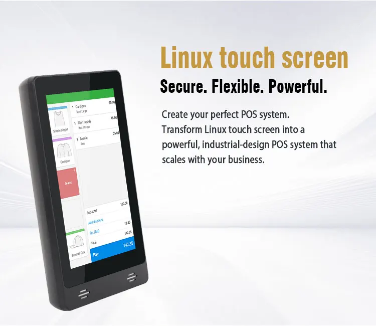 

New Portworld 8 Inch display RJ45 POE Tablet with Android /Linux OS for POS Terminal