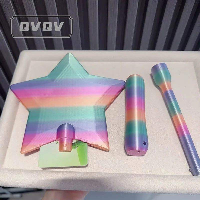 New 3D Printed Wand Tap To Pay Multifunctional Scalable Holding Fairy Magic Wand Five-pointed Star Stick for Party Holiday Gift