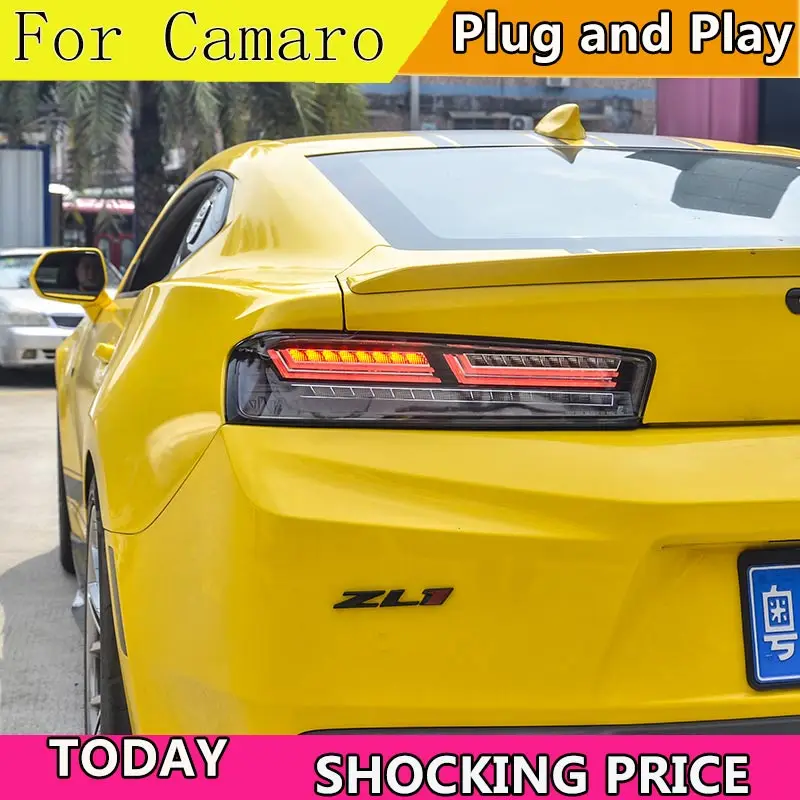 

Car Stlying for Chevrolet camaro 2016-2019 LED driving lights brake lights streamer turn lights high quality light