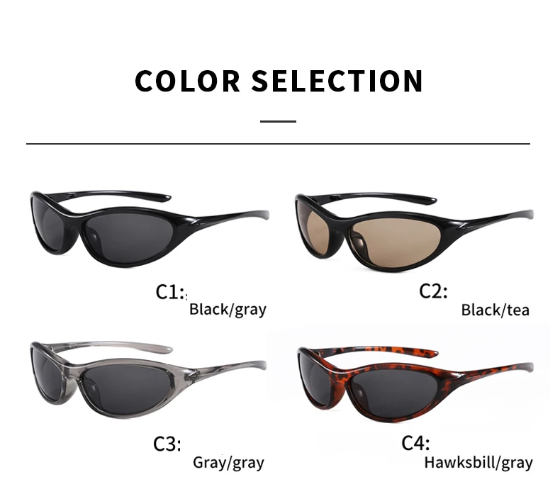 Y2K Punk Sportsonnenbrille für Männer und Frauen, integrierte Sonnenbrille, Markendesigner, Vintage-Sonnenbrille, UV400, Punk-Mode-Sonnenbrille – Detail 8