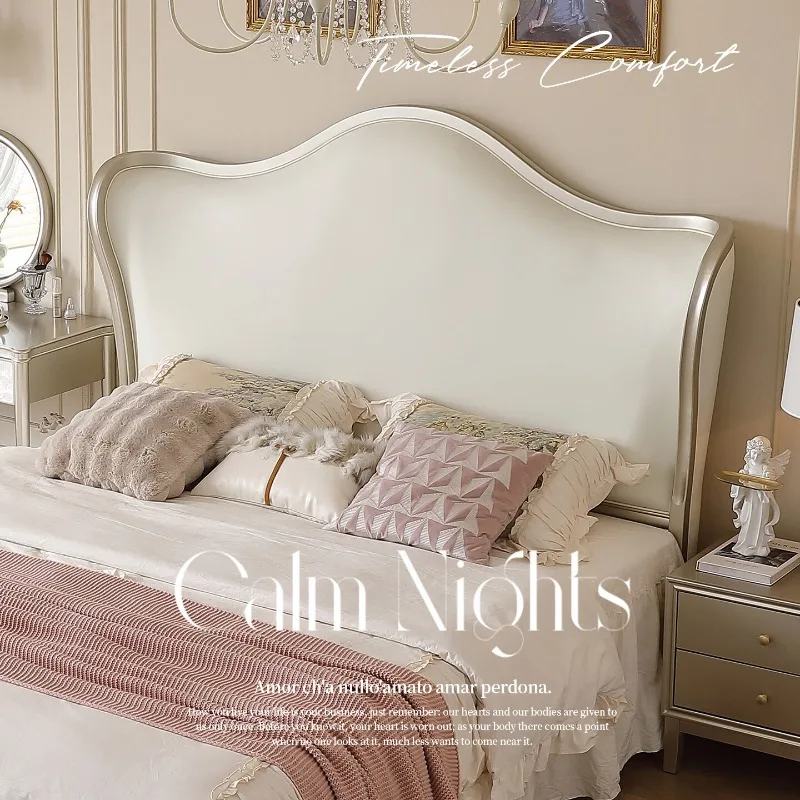 Princess bed, girl's bedroom bed, wedding bed