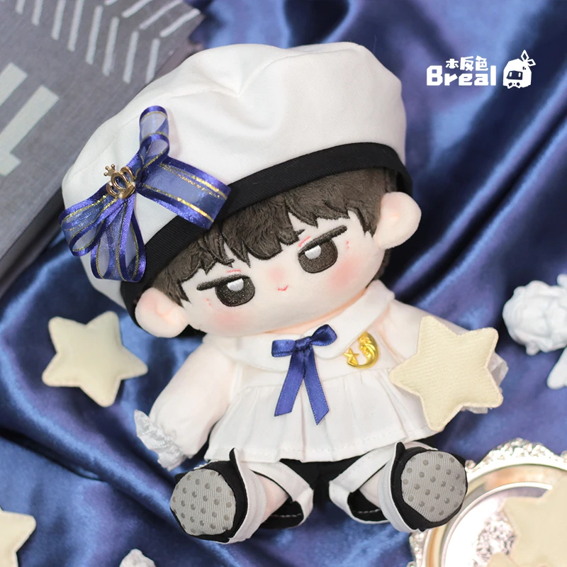 Original Cute Magic Starry Moon Series Handsome Sailor Suit Cosplay For 20cm Boy Girl Plush Doll Dress Up Clothes Outfits