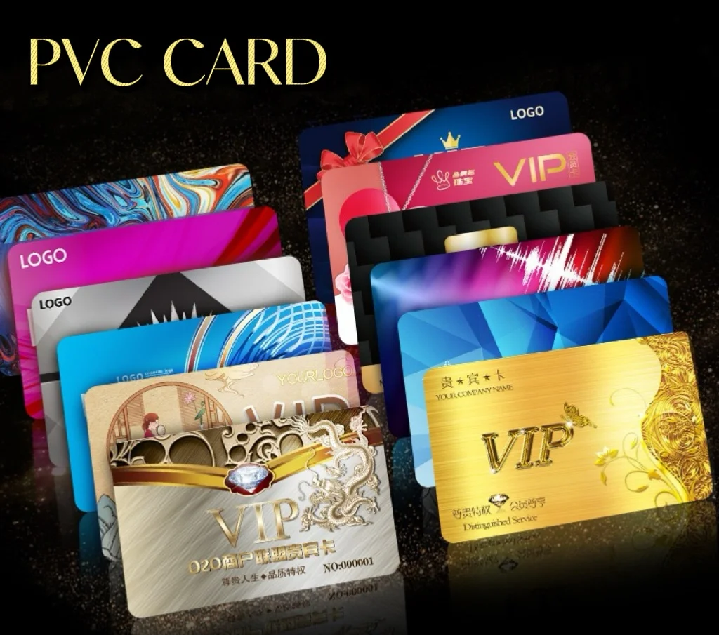 Custom PVC Business Cards  Waterproof Plastic, Personalized Design, Round Corners | Glossy/Matte/Frosted Finishes  Matching Card