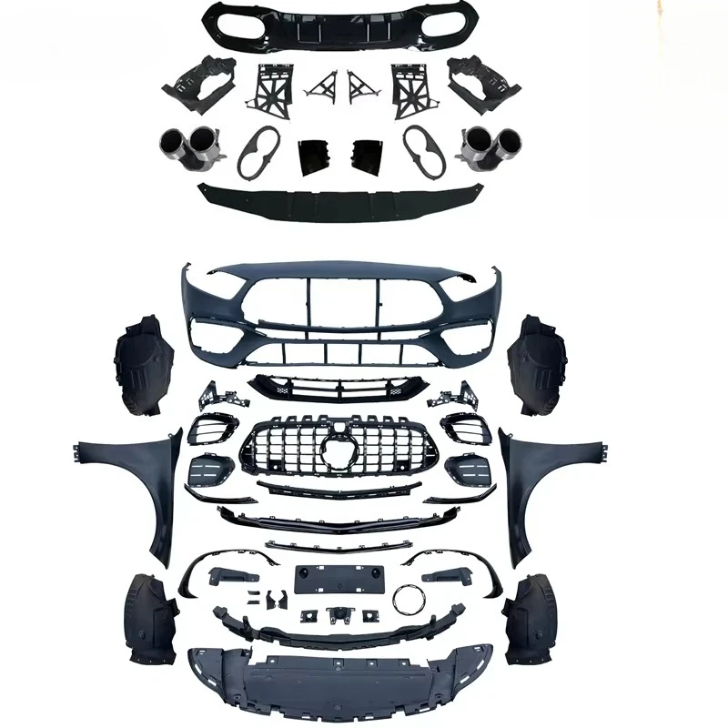 

Enclosure Kit 2019-2024 A-Class W177 Hatchback Sport - Upgr to Wide A45s Body Kit (Grille + Front Bumper) |