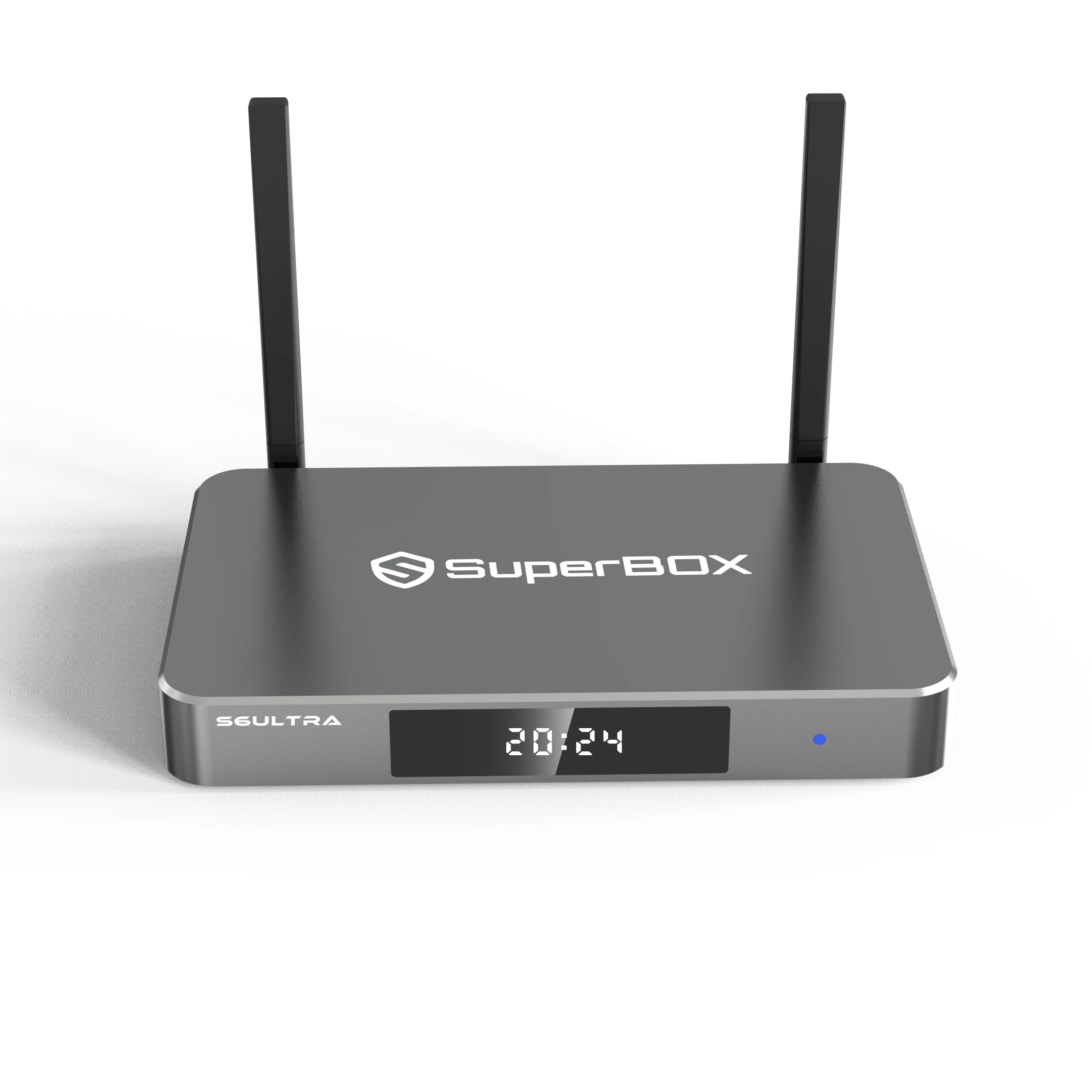SuperBox S6 Ultra تحميل كامل 2025 4G + 128G صندوق بث قوي مع جهاز تحكم عن بعد صوتي مثالي للمنزل