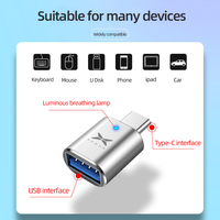 For XPENG G9 P7 P5 G3 G3i X2 N5 F30 H93 LED USB 3.0 To Type C Adapter OTG To USB C converter Data Transfer for Macbook Samsung