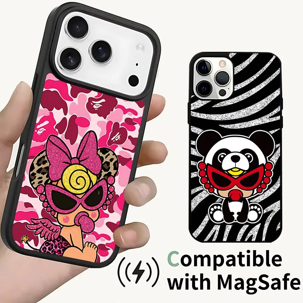 

H-Hysteric M-Mini Phone Case For iPhone 17,16,15,14,13,12,11,Pro,Max,Plus,Mini,SE4,E Magnetic Magsafe Wireless Charging