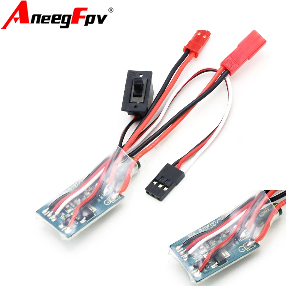 RC 자동차 브레이크 30A 브러시 ESC 1/16 1/18 1/24 자동차 보트 탱크 용 양방향 모터 속도 컨트롤러