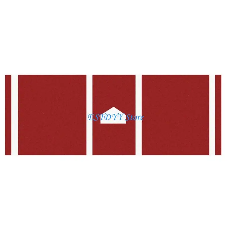 G6DE Great PU Baseball Training Mat For Hitting Exercises And Skill Development Slip Proof Bottom Easy To Carry