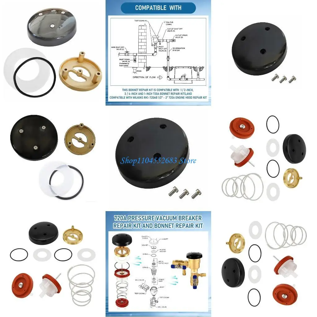

Y6GD 720A Pressure Vacuum Breaker Repair Bonnet Replacement Parts 3/4 1Inch