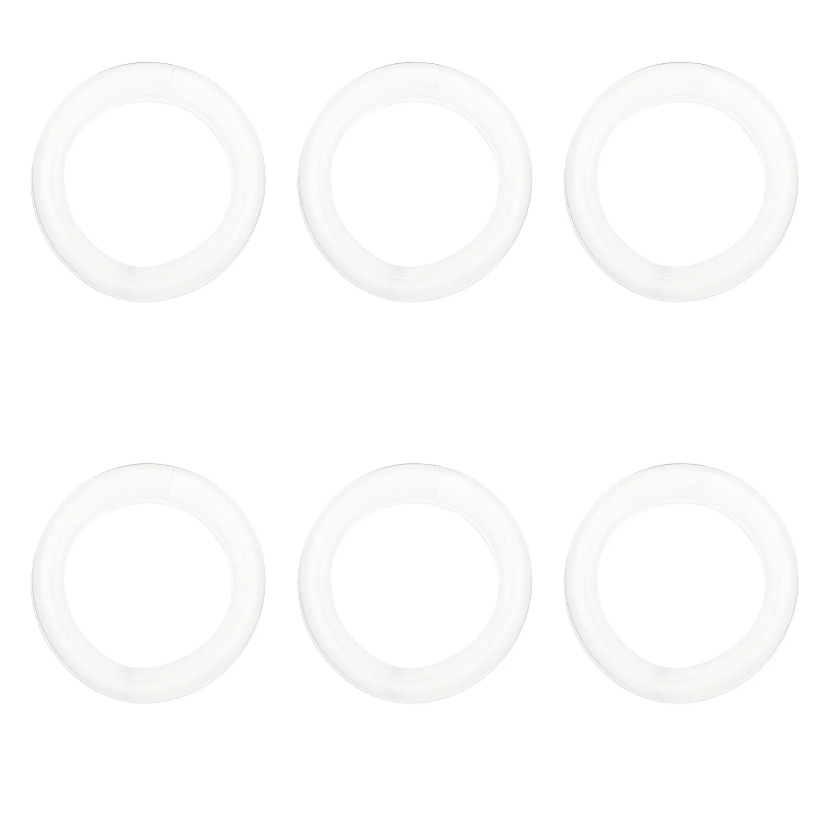 

6Pcs Scissor Silicone Finger Rings Supple Comfortable Finger Protectors Non-Skid Hairdressing Pet Scissors Accessories