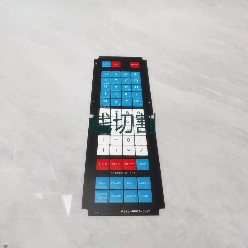 1 SZT. A98L-0001-0581 do maszyn FANUC, folia ochronna na klucze, akcesoria do cięcia drutem wolnoobrotowego.