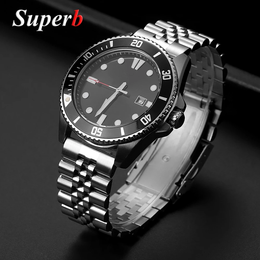 Твердый ремешок для часов из нержавеющей стали для Jubilee SKX007/009, быстросъемный браслет с плоским концом, 18/19/20/21/22/23/24 мм, складная пряжка