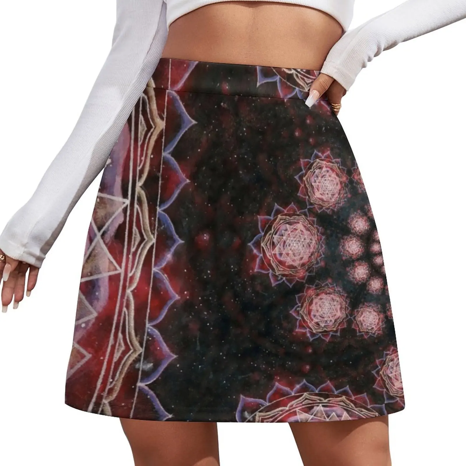 

Sacred Fractal Mini Skirt Women's summer skirt Woman skirt Female clothing Mini