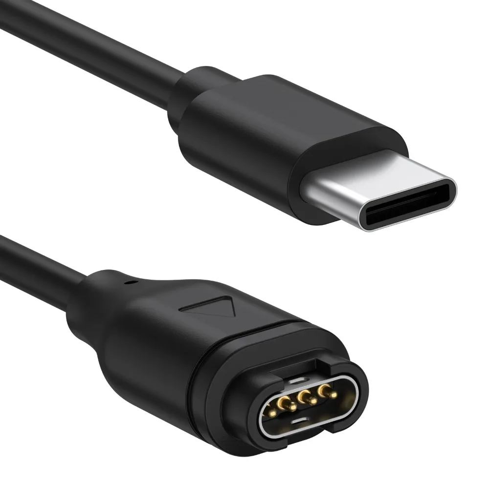 Type C Charger For Garmin Fenix 7 6 5X Plus/Venu 2/Vivoactive 3 4/Instinct 2/Forerunner 945 255 955 265 965 165 Charging Cable